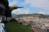 městečko Otavalo z vyhlídky od kolibříka