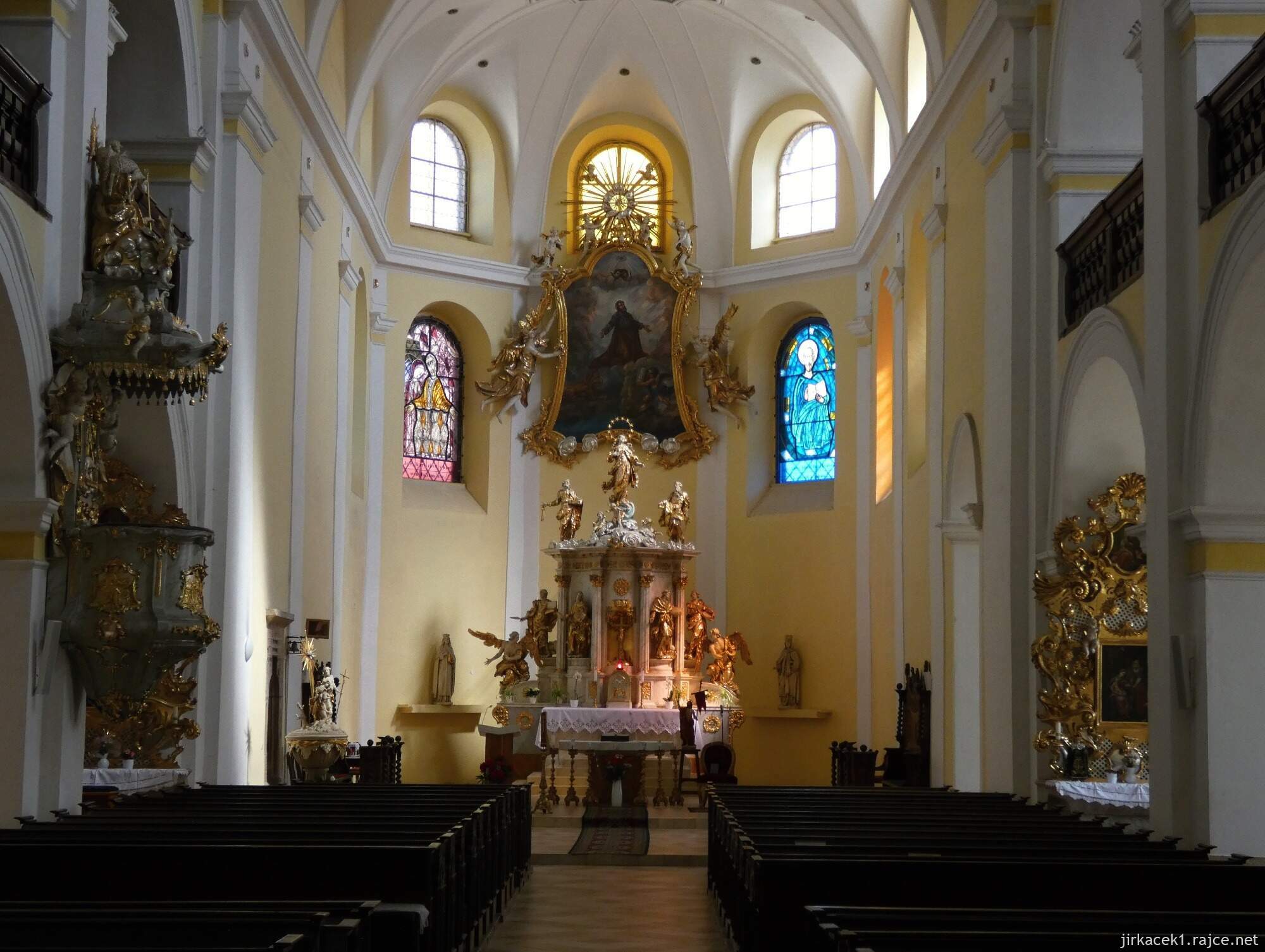 G - Litovel - kostel sv. Marka 07 - interiér