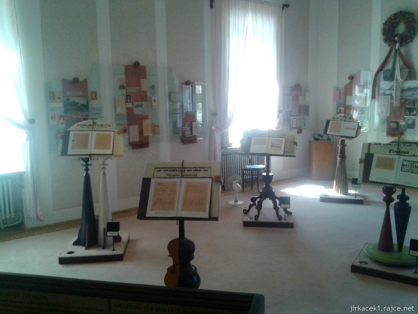 Praha - muzeum Bedřicha Smetany 14 - expozice