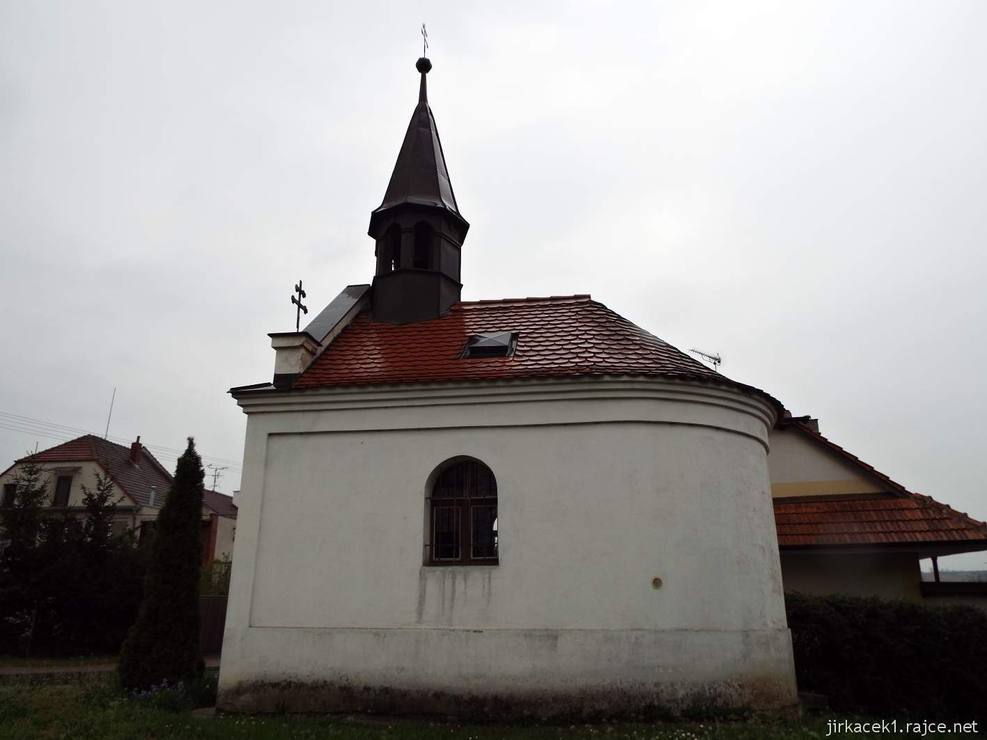Kyjov - kaple sv. Ignáce v Nětčicích - boční pohled