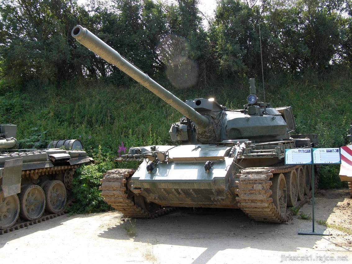 muzeum na demarkační linii Rokycany 03 - tank T-55