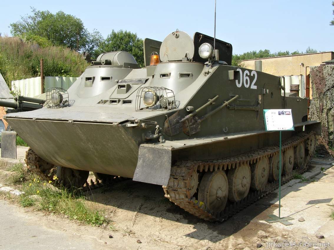 muzeum na demarkační linii Rokycany 06 - obrněný transportér OT-62