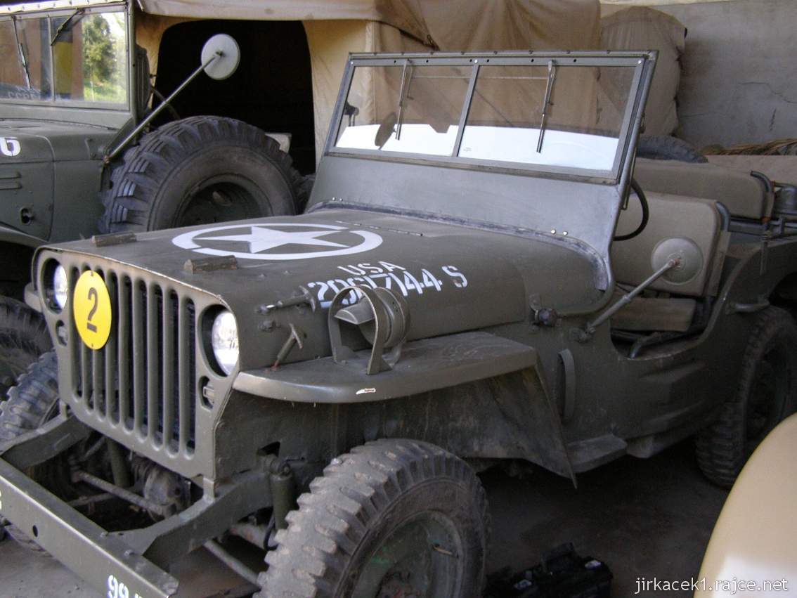 muzeum na demarkační linii Rokycany 45 - jeep WILLYS MB