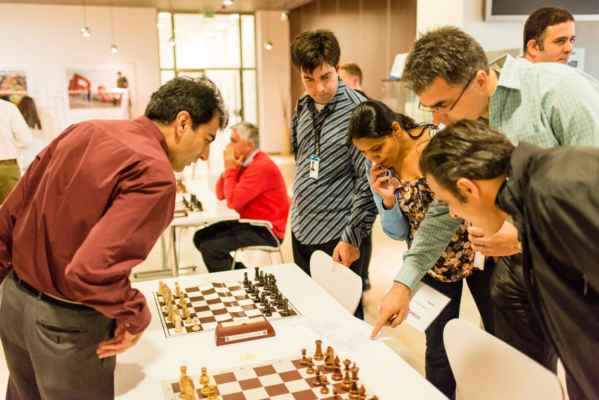 Liberty Cup (Praha, 26. 5. 2015) - Další šachová akce se v rádiu Svobodná Evropa uskutečnila opět z iniciativy Blanky Voříškové.
FOTO: Nataliya Yashchuk