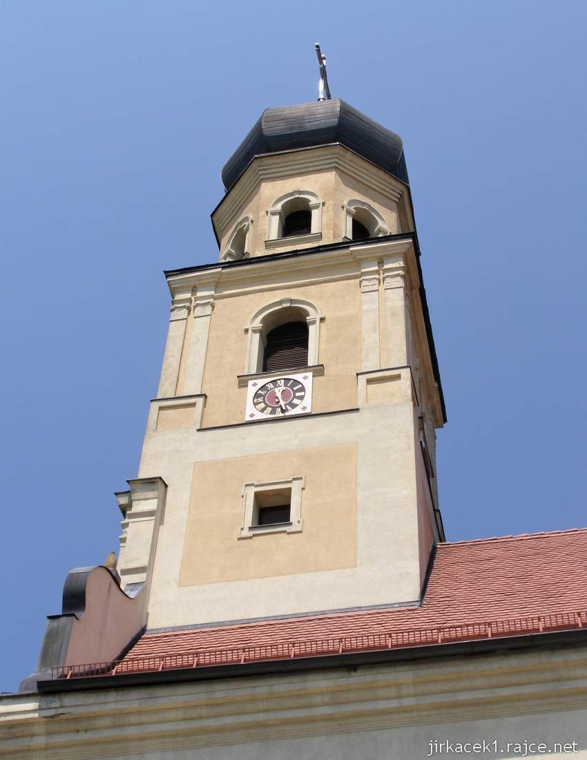 Tworków - kostel sv. Petra a Pavla (Kościół Św. Piotra i Pawła w Tworkowie) - věž